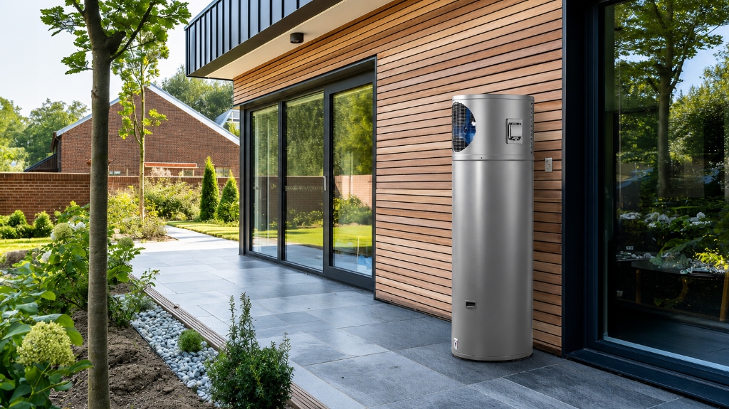 Coastal Climate Supply – Architectural Timber Slat Exterior with Sleek Heat Pump